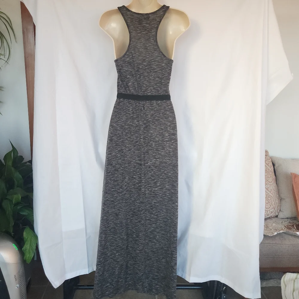 Urban Outfitters Silence + Noise Double Slit Dark Maxi Dress S Vacation Festival - Picture 6 of 8